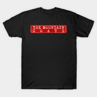 vintage retro plate The Mountain Goats T-Shirt